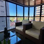 Apartamento vista mar, 2 Suítes, WC Social,2 vagas